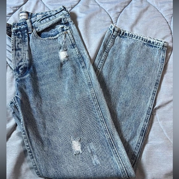 Blue Lucky Highrise 90 size 4/27 distressed button fly - Picture 4 of 6